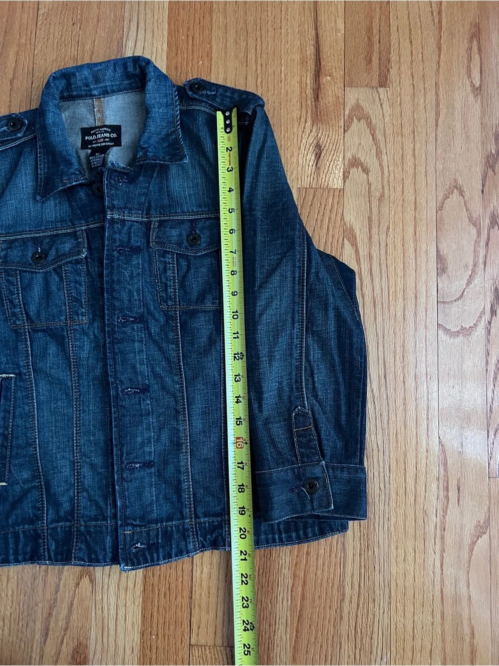 Ralph Lauren Polo Jeans Co. Dark Blue Denim Jacket - Picture 6 of 10